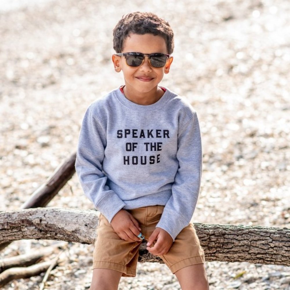 Speaker of The House Toddler Fleece Crewneck Sweatshirt